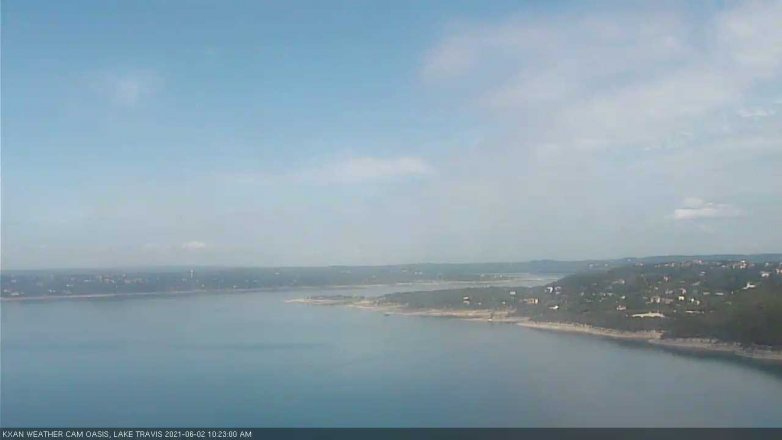 Lake Travis webcam, June 2, 2021 10:25 AM CT