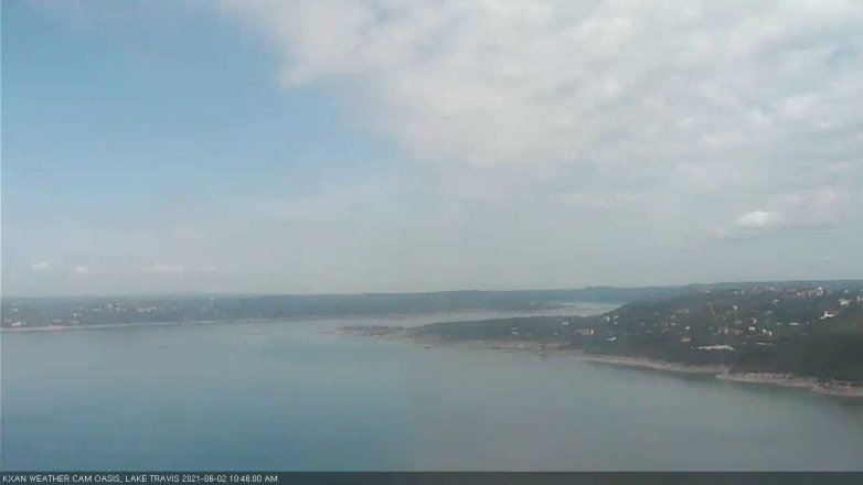 Lake Travis webcam, June 2, 2021 10:45 AM CT