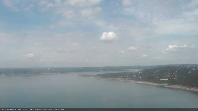 Lake Travis webcam, June 2, 2021 11:45 AM CT