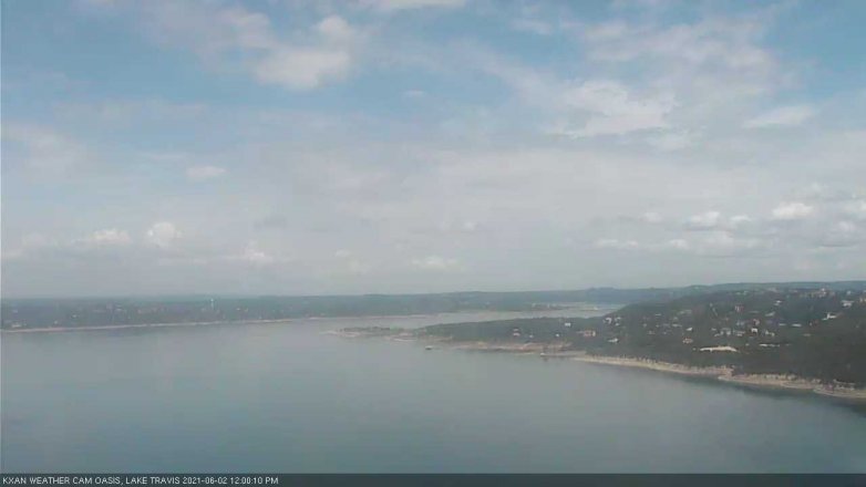 Lake Travis webcam, June 2, 2021 12:00 PM CT