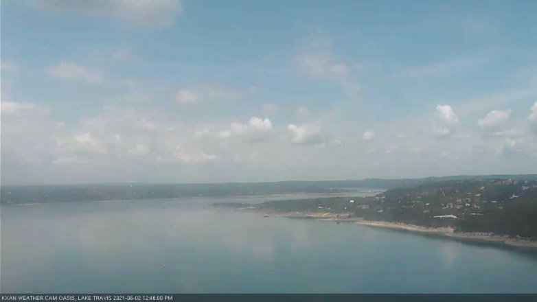 Lake Travis webcam, June 2, 2021 12:45 PM CT