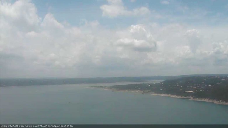 Lake Travis webcam, June 2, 2021 1:45 PM CT