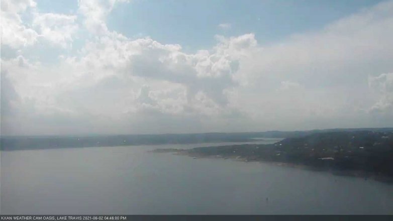Lake Travis webcam, June 2, 2021 4:45 PM CT