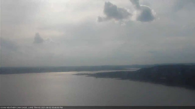 Lake Travis webcam, June 2, 2021 5:45 PM CT