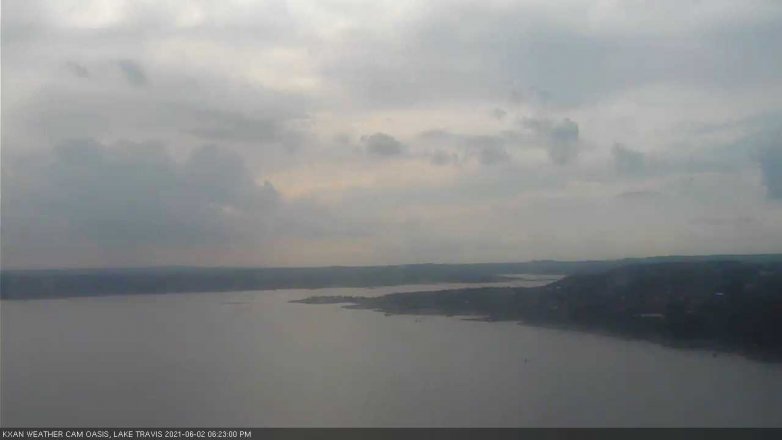 Lake Travis webcam, June 2, 2021 6:25 PM CT