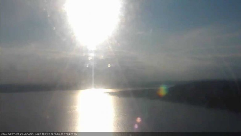 Lake Travis webcam, June 2, 2021 7:00 PM CT