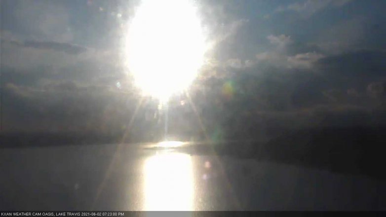 Lake Travis webcam, June 2, 2021 7:25 PM CT