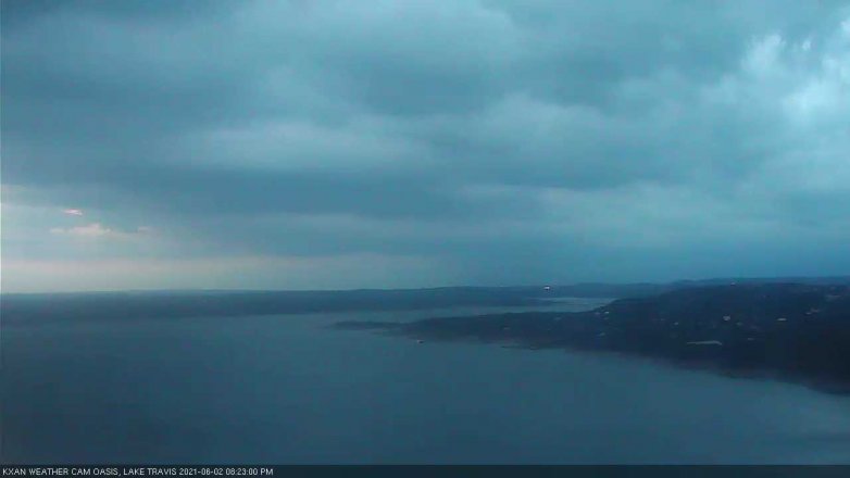 Lake Travis webcam, June 2, 2021 8:25 PM CT