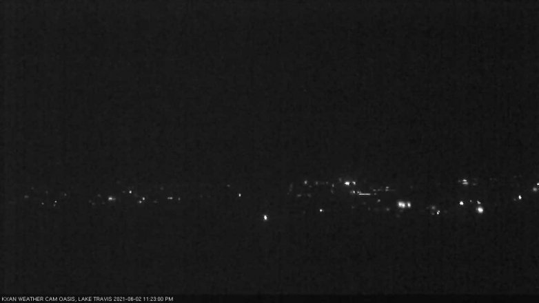 Lake Travis webcam, June 2, 2021 11:25 PM CT
