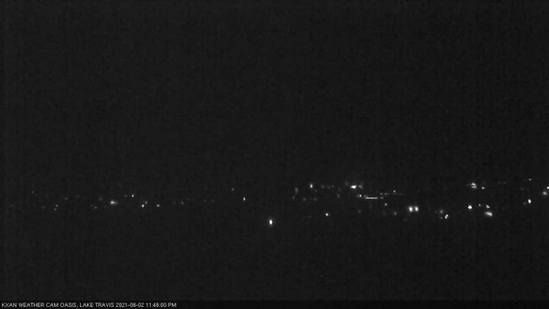 Lake Travis webcam, June 2, 2021 11:45 PM CT