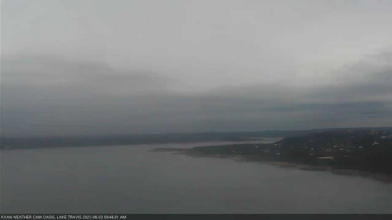 Lake Travis webcam, June 3, 2021 9:45 AM CT