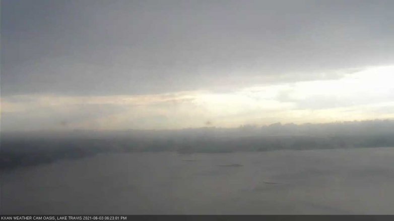 Lake Travis webcam, June 3, 2021 6:25 PM CT