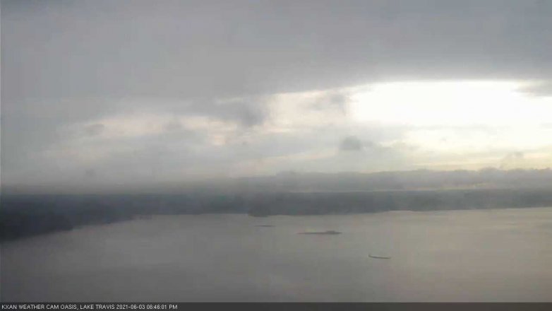 Lake Travis webcam, June 3, 2021 6:45 PM CT