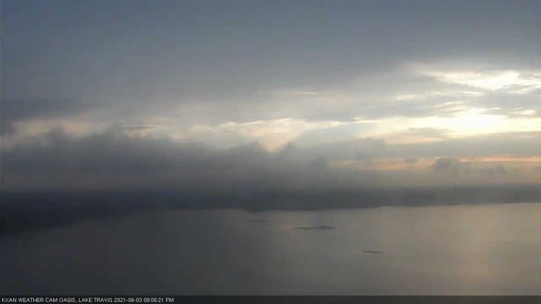 Lake Travis webcam, June 3, 2021 8:00 PM CT