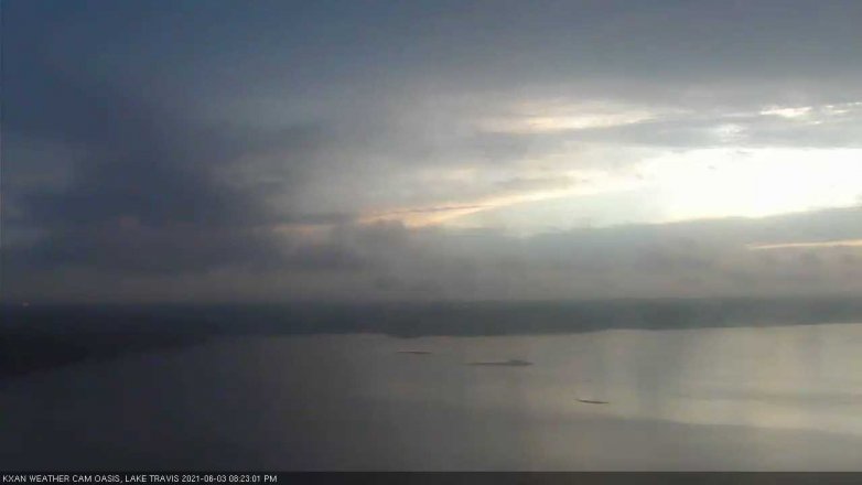Lake Travis webcam, June 3, 2021 8:25 PM CT