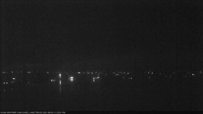 Lake Travis webcam, June 3, 2021 11:25 PM CT
