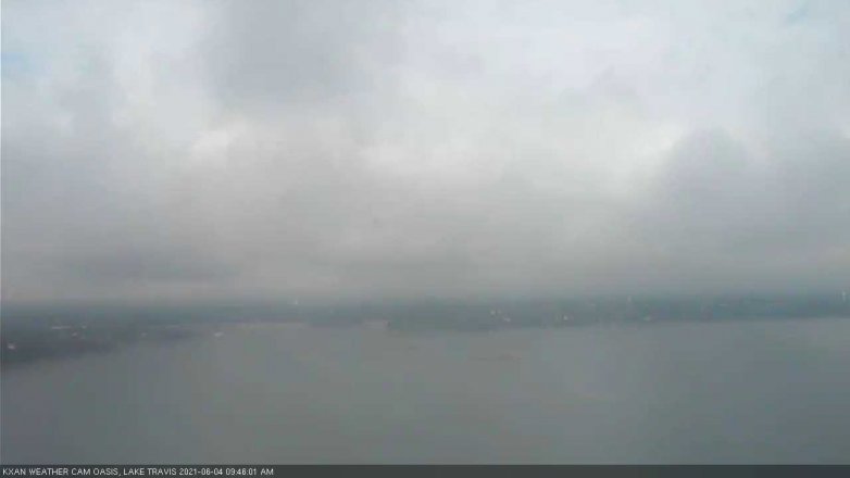 Lake Travis webcam, June 4, 2021 9:45 AM CT