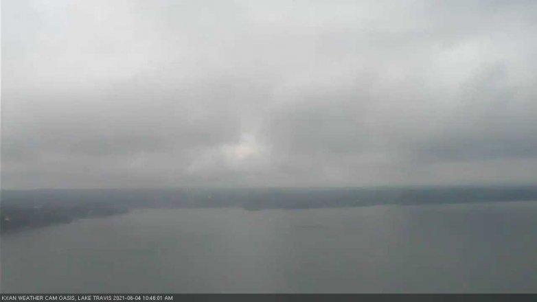 Lake Travis webcam, June 4, 2021 10:45 AM CT