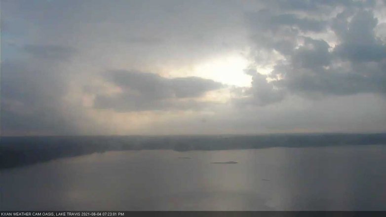 Lake Travis webcam, June 4, 2021 7:25 PM CT