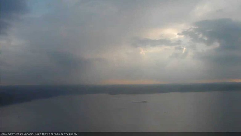 Lake Travis webcam, June 4, 2021 7:45 PM CT