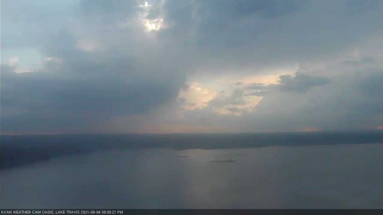 Lake Travis webcam, June 4, 2021 8:00 PM CT