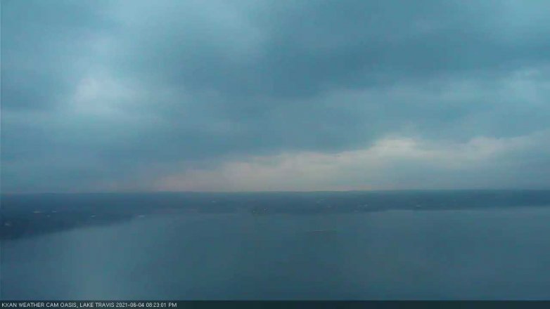 Lake Travis webcam, June 4, 2021 8:25 PM CT
