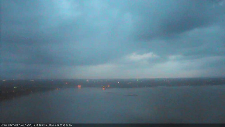 Lake Travis webcam, June 4, 2021 8:45 PM CT