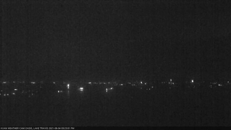 Lake Travis webcam, June 4, 2021 9:25 PM CT