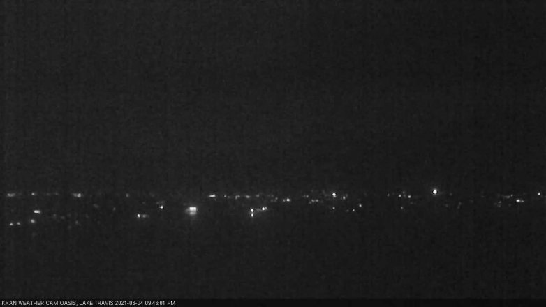 Lake Travis webcam, June 4, 2021 9:45 PM CT