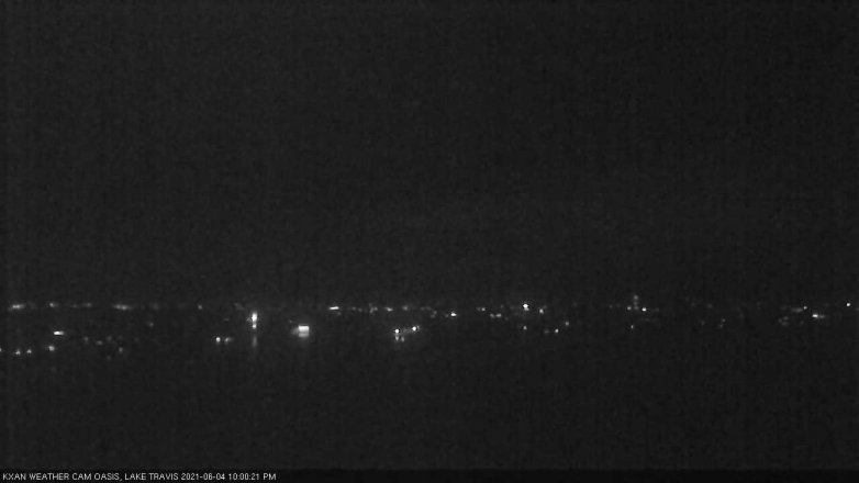 Lake Travis webcam, June 4, 2021 10:00 PM CT