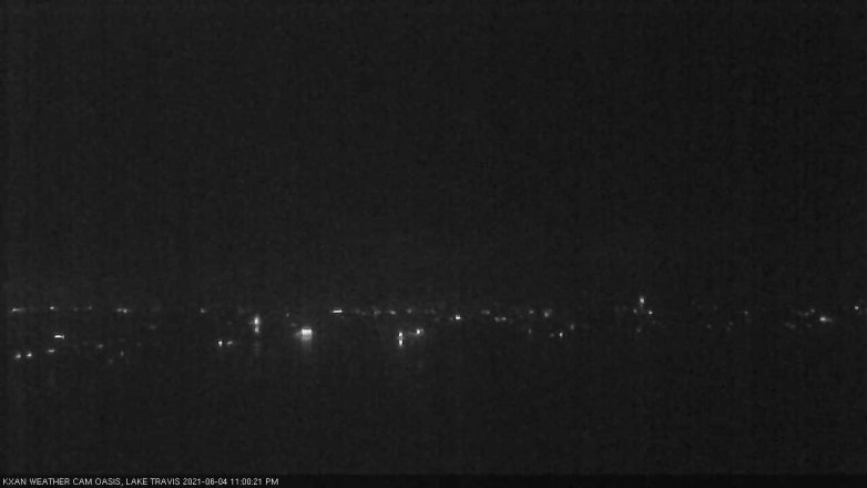 Lake Travis webcam, June 4, 2021 11:00 PM CT