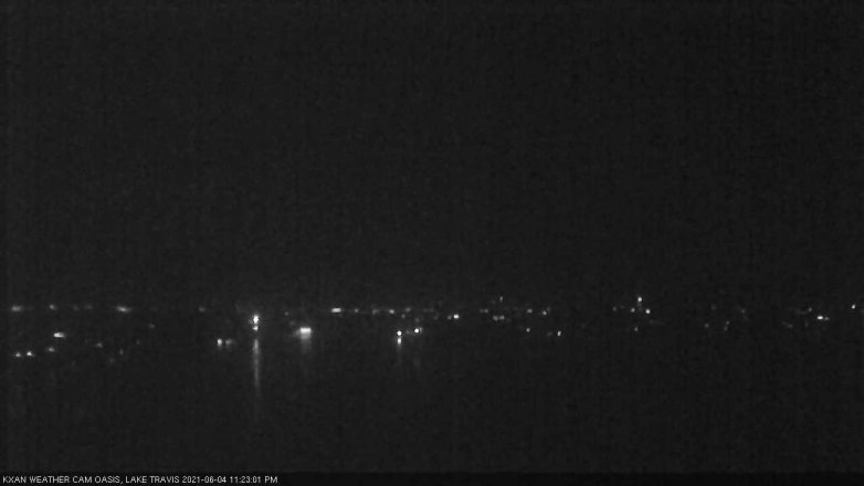 Lake Travis webcam, June 4, 2021 11:25 PM CT