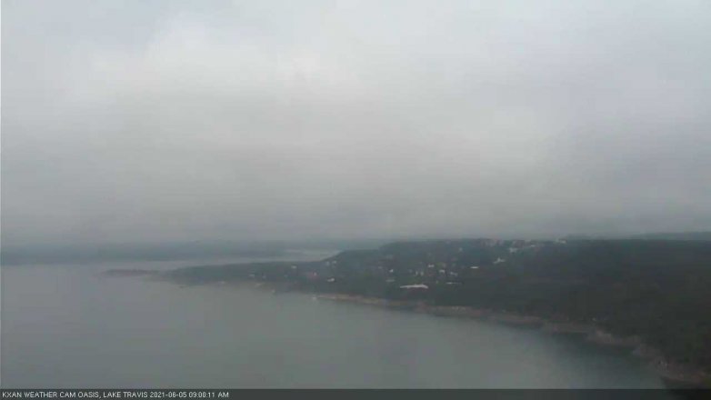 Lake Travis webcam, June 5, 2021 9:00 AM CT