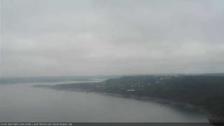 Lake Travis webcam, June 5, 2021 9:45 AM CT
