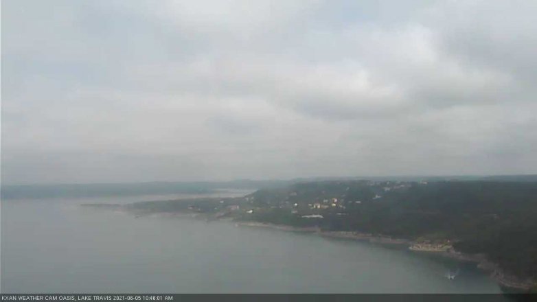 Lake Travis webcam, June 5, 2021 10:45 AM CT