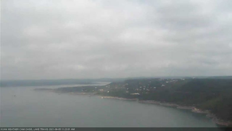 Lake Travis webcam, June 5, 2021 11:25 AM CT