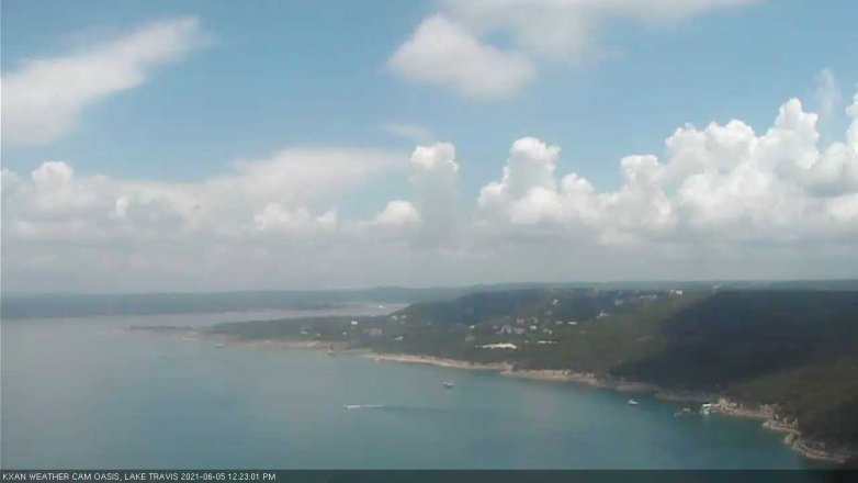 Lake Travis webcam, June 5, 2021 12:25 PM CT
