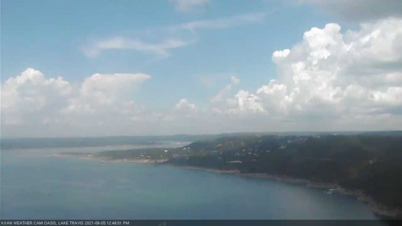 Lake Travis webcam, June 5, 2021 12:45 PM CT