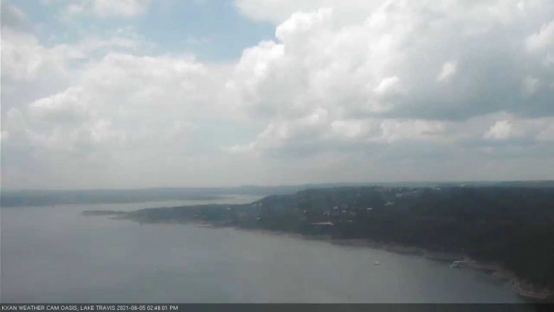 Lake Travis webcam, June 5, 2021 2:45 PM CT