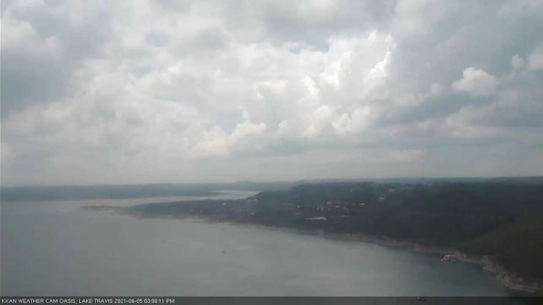 Lake Travis webcam, June 5, 2021 3:00 PM CT