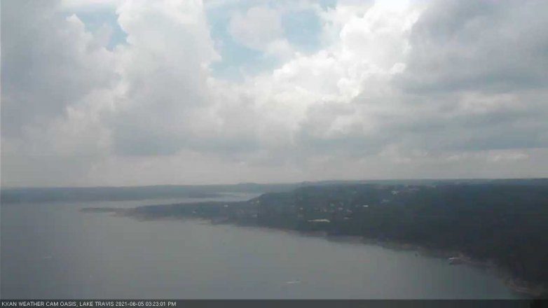 Lake Travis webcam, June 5, 2021 3:25 PM CT