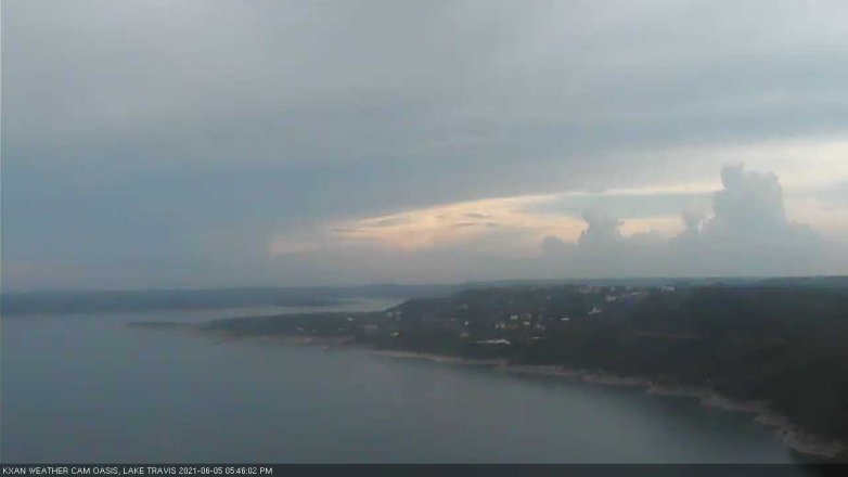 Lake Travis webcam, June 5, 2021 5:45 PM CT