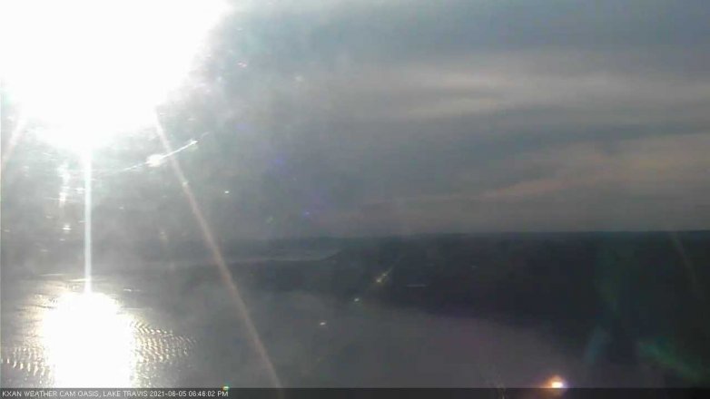 Lake Travis webcam, June 5, 2021 6:45 PM CT