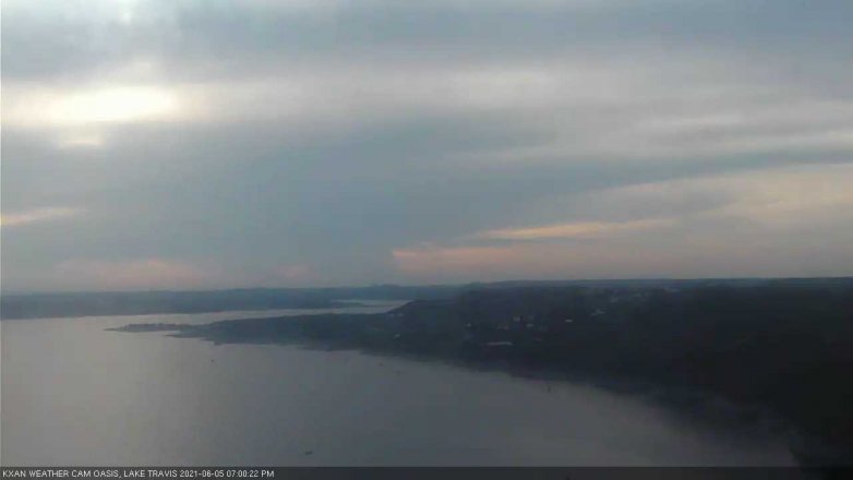 Lake Travis webcam, June 5, 2021 7:00 PM CT