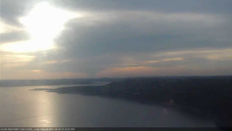 Lake Travis webcam, June 5, 2021 7:25 PM CT