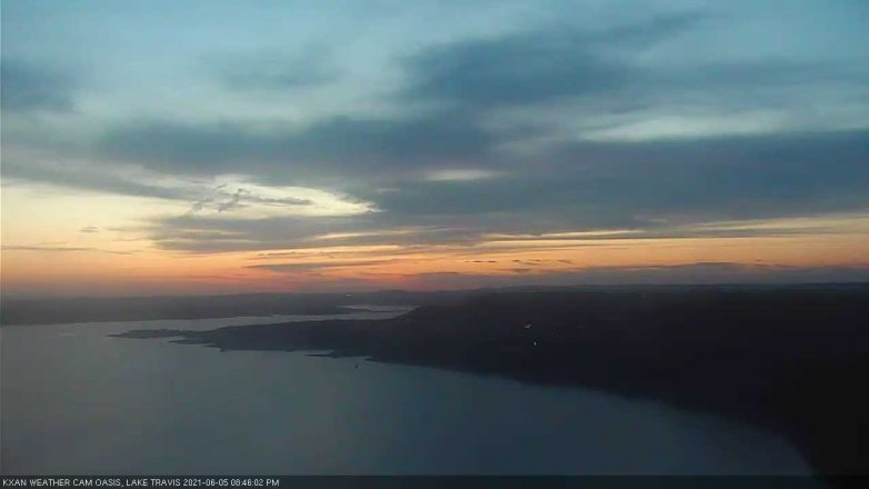 Lake Travis webcam, June 5, 2021 8:45 PM CT