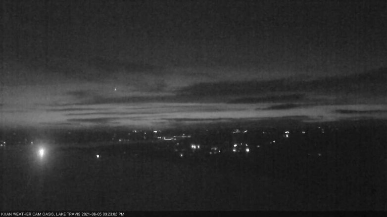 Lake Travis webcam, June 5, 2021 9:25 PM CT