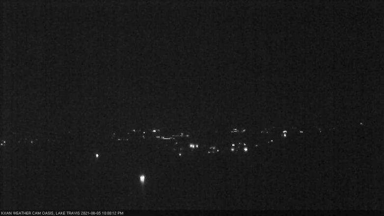 Lake Travis webcam, June 5, 2021 10:00 PM CT
