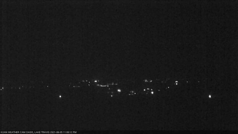 Lake Travis webcam, June 5, 2021 11:00 PM CT