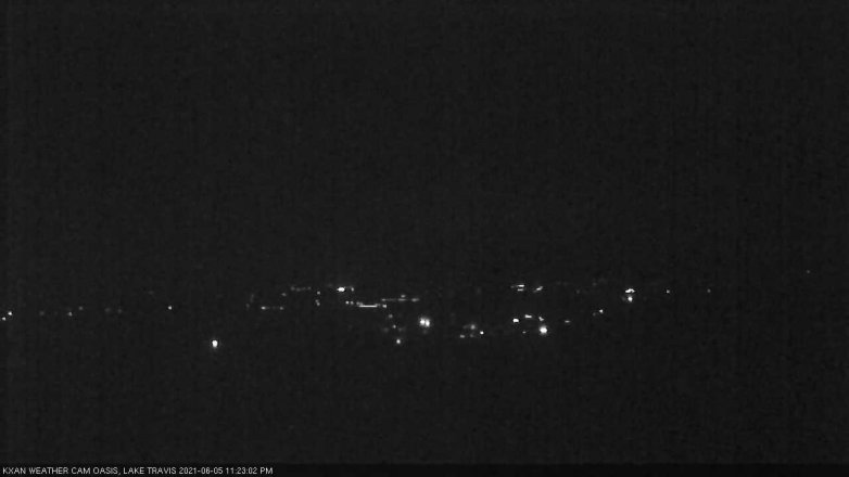 Lake Travis webcam, June 5, 2021 11:25 PM CT